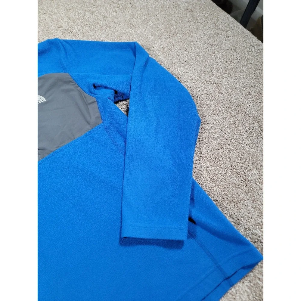 The North Face Tech Jacket 1/4 Zip Pullover Long Sleeve Medium Blue Gorpcore Men